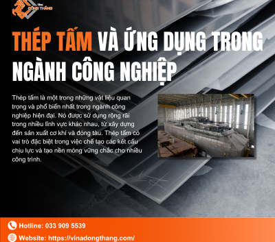 Thép tấm – và ứng dụng trong ngành công nghiệp